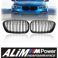 Bmw F20 (2011–2014) Piano Black Çift Çıtalı Ön Panjur Böbrek Seti