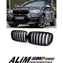 Bmw X5 F15 Piano Black Çift Çıtalı Panjur Seti Parlak Siyah Uyumlu