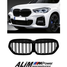 Bmw X1 F48 Piano Black Çift Çıtalı Panjur 2020-2021 Uyumlu