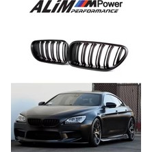 Bmw 6 Serisi F06 Piano Black Çift Çıtalı Panjur 2012-2016 Uyumlu