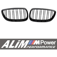 Bmw E92 (2006–2009) Piano Black Çift Çıtalı Ön Panjur Böbrek Seti (Uyumlu Değişim Parça)