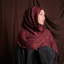 Mehru Scarfs Dalga Desen Italyan Jakar - Yeşil Şal – Kaymaz Doku – Yazlık/kışlık - 75X185