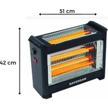 Ozcmax Şömine Tipii Isıtıcı Soba 1800W