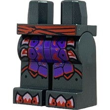 LEGO Minifigür Parçaları: Legs Decorated, Bacak, Ayak: 970C00PB1633