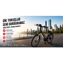 AsVIVA Asvıva B14T 28 Jant Orta Motorlu Hollanda Elektrikli Bisiklet 17,5 Ah
