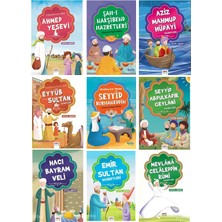 Çelik Yayınevi Çocuklar Için Islam Büyükleri Seti (9 Kitap) 9 Kitaplık Çocuklar Için Gönül Sultanları Serisi - Mevlana, Hacı Bayram Veli, Ahmed Yesevi Hikaye Seti