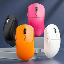 Plentiful 3 Modlu Kablosuz Oyun Mouse Type-C Şarjlı Bluetooth 2.4ghz Dual Mode 6400 Dpı Ultra S203 Turuncu