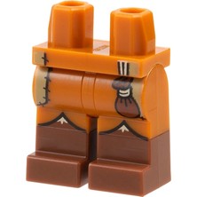 LEGO Minifigür Parçaları: Legs Decorated, Bacak, Ayak: 970C00PB1683