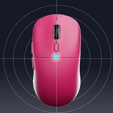 Plentiful 3 Modlu Kablosuz Oyun Mouse Type-C Şarjlı Bluetooth 2.4ghz Dual Mode 6400 Dpı Ultra S203 Pembe