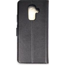 sbodurhome Samsung Galaxy J8 Trend S Plus Kapaklı Kılıf - Siyah