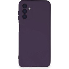 sbodurhome Samsung Galaxy A14 4g Kılıf Nano Içi Kadife Silikon - Mor