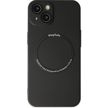 sbodurhome Apple Iphone 14 Plus Kılıf Jack Magneticsafe Lens Silikon - Siyah