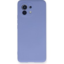 sbodurhome Xiaomi Mi 11 Kılıf Nano Içi Kadife Silikon - Lila