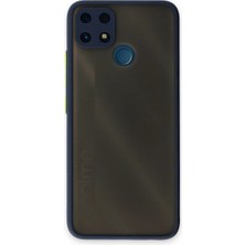 sbodurhome Realme C25 Kılıf Montreal Silikon Kapak - Lacivert