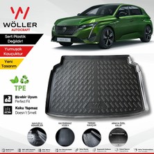 Wöller Peugeot 308 Bagaj Havuzu 2022 Sonrası 3D Wöller Ultraflex Esnek