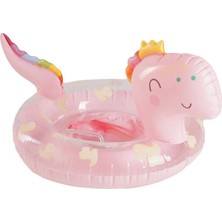 Empressco Lt Duck Sevimli Dinozor Desenli Ayak Geçmeli Oturmalı Bebek Çocuk Deniz Simidi 1-5 Yaş Pembe - Fiyatı, Yorumları