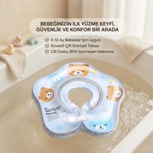 Empressco Bigstoy Bebek Boyun Simidi 0-12 Ay - Güvenli Bebek Yüzme Boyunluğu - Şişme Bebek Deniz Simidi Mavi Ayıcık - Fiyatı, Yorumları