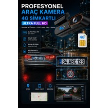 O-kam Profesyonel Ultra Full Hd Araç Kamera Simkart Destekli -Gprs Li