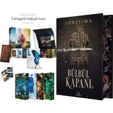 Ephesus Yayınları Gökçen Serisi 4 Kitap Yan Boyalı Kutulu ve Bülbül Kapanı 2 Yan Boyamalı Ciltli (Loresima) 2li Set
