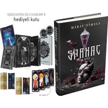 Ephesus Yayınları Medusa'nın Ölü Kumları 4 Hediyeli Kutu Tek Kitap ve Sarkaç 2 Göz Bağı Ciltli (Maral Atmaca) 2li Set