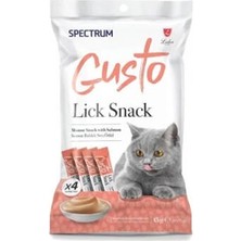 Bezos Gusto Somon Balıklı Sıvı Kedi Ödül Maması 4X15 gr