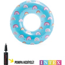 Empressco Hediyecik Intex Gökkuşağı Desenli Çocuk Havuz ve Deniz Simiti +8 Yaş 81 cm - Fiyatı, Yorumları