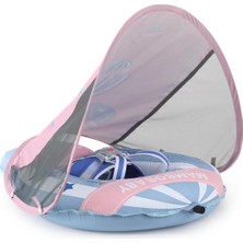 Empressco Mambobaby Hot Air Balloon Yüzme Simidi - Mavi, Emniyetli, Gölgelikli ve Ayak Destekli - Fiyatı, Yorumları