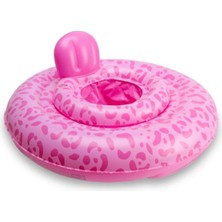 Empressco Swim Essentials Leopard Pink Bebek Sırt Destekli Yüzme Simidi 0-1 Yaş - Fiyatı, Yorumları
