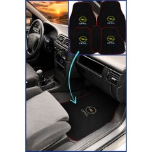 Ulus Tekstil Opel Vectra A Kasa Uyumlu 5 Parça Nakışlı Siyah Oto Halı Paspas Seti ‘’logolu’’ | 1.kalite Nakış