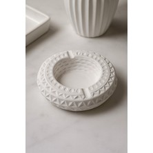 N Noxxo El Yapımı Beton Küllük 12 cm Dekoratif Minimal Tasarım Hediyelik Modern Kül Tablası