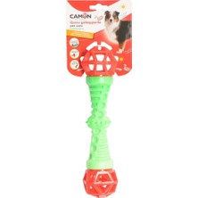 Camon Tpr Malzemeden Ödül Bölmeli Gıcırtılı ve Suda Yüzen Geometrik Köpek Oyuncağı 28 cm