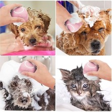 Evcil Hayvan Banyo Fırçası, Köpek Banyo Fırçası, Banyo Için Köpek Masaj Fırçası, Yumuşak Silikon Köpek Şampuan Fırçası, Kısa ve Uzun Tüylü Köpekler Için Evcil Hayvan Şampuanı Dağıtıcı Fırça