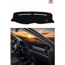 Ulus Tekstil Hyundai Accent ( 1996 - 2000 ) Yumurta Kasa Uyumlu Torpido Kaplama Koruma Halısı ‘’logolu’’