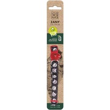 Bezos Zany Zilli Kedi Boyun Tasması Kırmızı-Siyah 20-30 cm