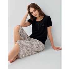 Marmara Qumasch Pierre Cardin 9189-S Kısa Kol Kapri Takım