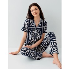 Marmara Qumasch Arnetta 3567-S Kadın Gömlek Pijama Takım