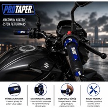 Mr MotoRally Honda Nx 500 Protaper Yumuşak Silikon Elcik Mavi MR001 KNTK024