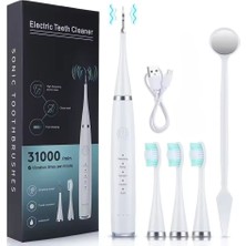 Sonic Elektrikli Diş Fırçası Tartar Sökücü Araçları Temizleyici  Ağız Bakım Seti