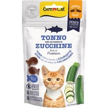 Bezos Crunchy Ton Balıklı ve Kabaklı Kedi Ödül Maması 50 gr