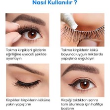 Hereveoyuncak Su Geçirmez Kirpik Yapıştırıcısı Glue Siyahh Renk