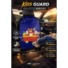 Store Bmw X6 (F16) 50I (450 Hp) Xdrive Steptronic 2017 Uyumlu Kids Guard Eğlenceli Ayıcıklı Oto Koltuk Arkası Koruyucu – Su Geçirmez - Leke Tutmaz