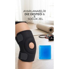 Nuveden Ieg Çapraz Bağ Destekli Medical Diz Korsesi, Menisküs Için Termojel Hediyeli Dizlik Glyaln