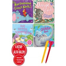 Türkiye İş Bankası Kültür Yayınları Alfa Kalem+Güldür Beni+Dünya Sevgiyle+Hadi Sarılalım Anneciğim+Hortuma Çörek Melanie Joyce 4 Kitap