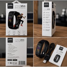 NIXCON Polo Smartplus Akıllı Bileklik Adım Sayar Kalori Ölçer Titreşim Bildirimli