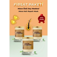 WAAW GOOD Maca (Matcha) Özlü ve Fas Arganlı Saç Maskesi 210 ml Üçlü Fırsat Paketi