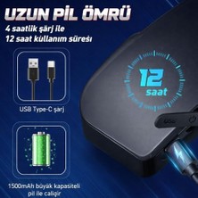 Motosiklet Kaskı LED Panel - Bluetooth Uygulamalı, USB Şarjlı, Programlanabilir Arka Işık & Sinyal Gösterge Ekranı, Gece Sürüş Güvenliği Için Akıllı LED Kask Aksesuar- Motor Aksesuar-Sh