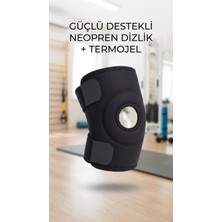 Nuveden Ieg Çapraz Bağ Destekli Diz Korsesi, Menisküs Ağrısı Için Termojel Hediyeli Dizlik Glyaln