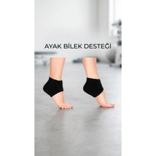 Nuveden Ieg Silikon Taban Ortopedik 2'li Topuk Dikeni Destek Çorap Seti Glyaln