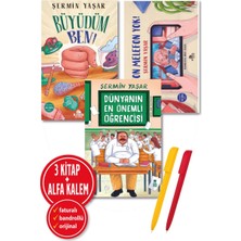 Kronik Kitap Alfa Kalem+Büyüdüm Ben!+Telefon Melefon Yok!+Dünyanın En Önemli Öğrencisi+Şermin Yaşar 3 Kitap