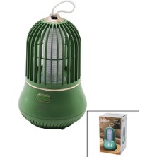 Nuveden Armut Modeli USB Şarjlı Sinek Öldürücü Cız Makine Masa Üstü - Askı Halkalı ETKİ=20M2ÇAP: